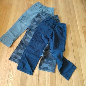 3 Pair of Boys Cargo Pants